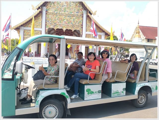EV Traqm Tour service at Chiangmai. 